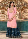 Fashion Label 9 New Exclusive Wear Rayon Embroidery Kurti With Bottom Collection